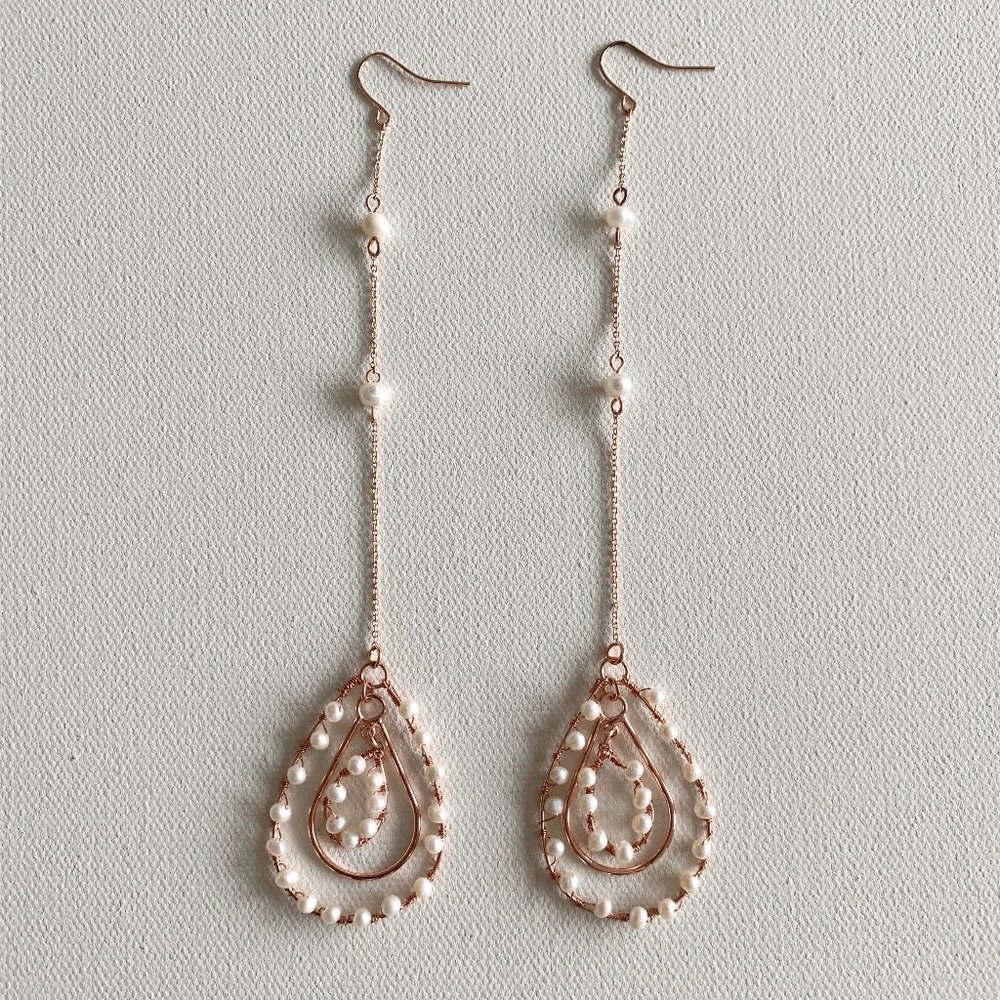 Calisades Long Teardrop Earrings